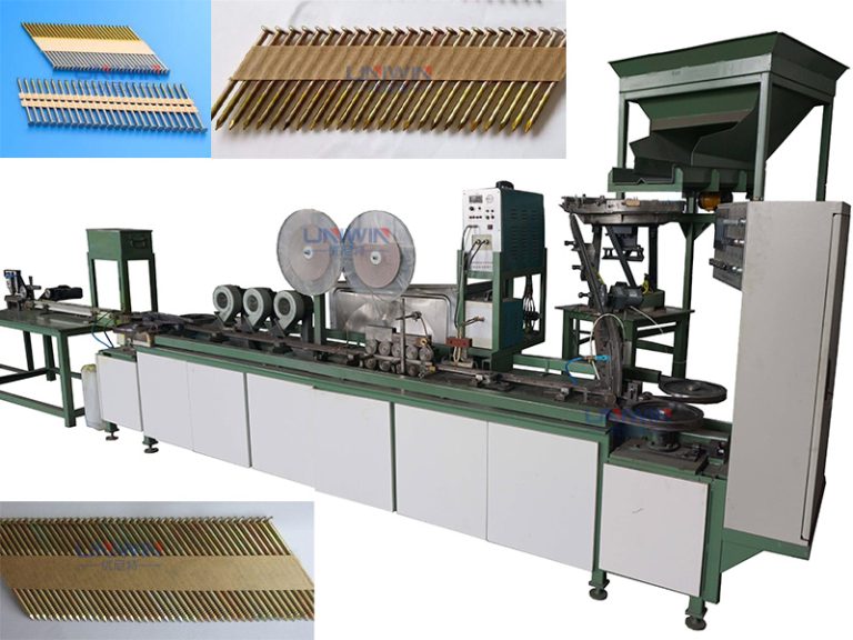 máquina para fabricar clavos de papel