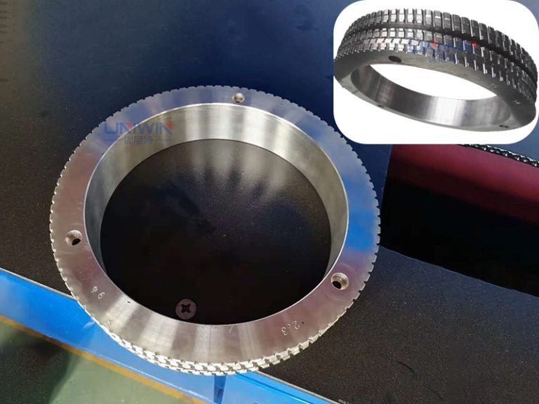 Rueda de sujeción de clavos en espiral