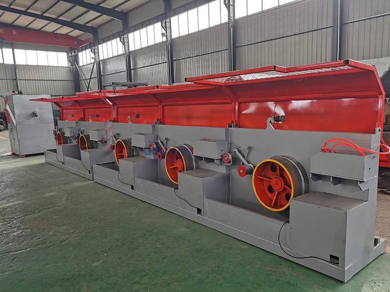 Máquina trefiladora horizontal de líneas rectas